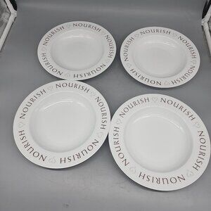 PAMPERED CHEF "Nourish" Bowl Round Up from the Heart 2014 ~ Set Of 4